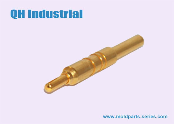 China 4 Pin Double Rows Brass Stainless Stahl Pogo Pin Connector Blau-Zahn-Kopfhörer-im wasserdichten Ladegerät-Smart Watch fournisseur