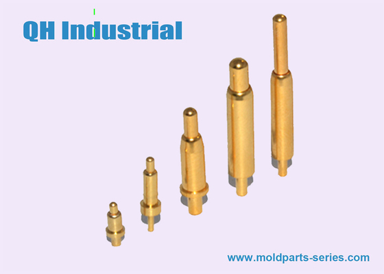 RoHS-CER anerkanntes Ladegerät QH industrielles 1Pin 1A 2A 3A 10uin 12uin Gold überzogener Pogo Pin Connector fournisseur